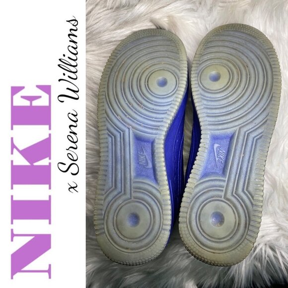 NIKE x SERENA WILLIAMS Women’s Air Force 1 Low LXX Zip in Lapis Blue, Size 8 - Picture 8 of 12
